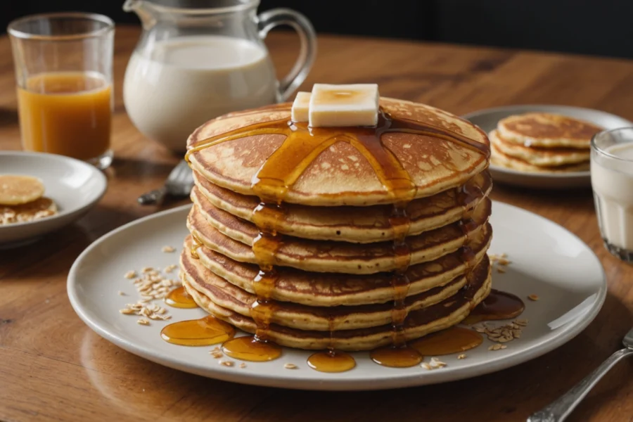 pancakes lait d'avoine