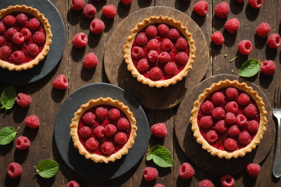 recette tartelette au framboise